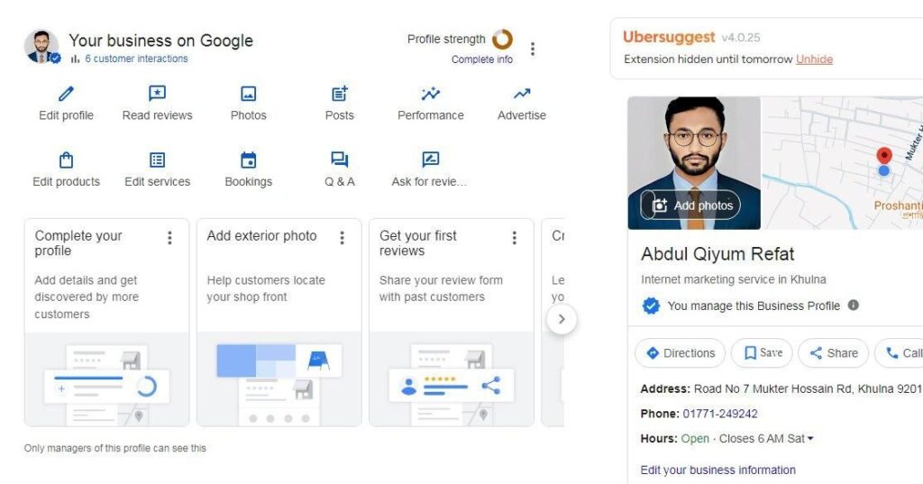 GMB Mobile Number Verification